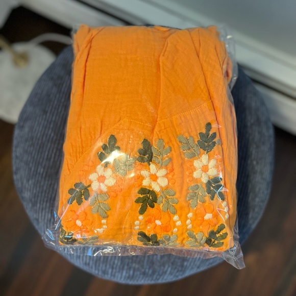 NWT MOMO New York Designer Turmeric Flower Dress, OS (SOLD OUT!) - Picture 5 of 7